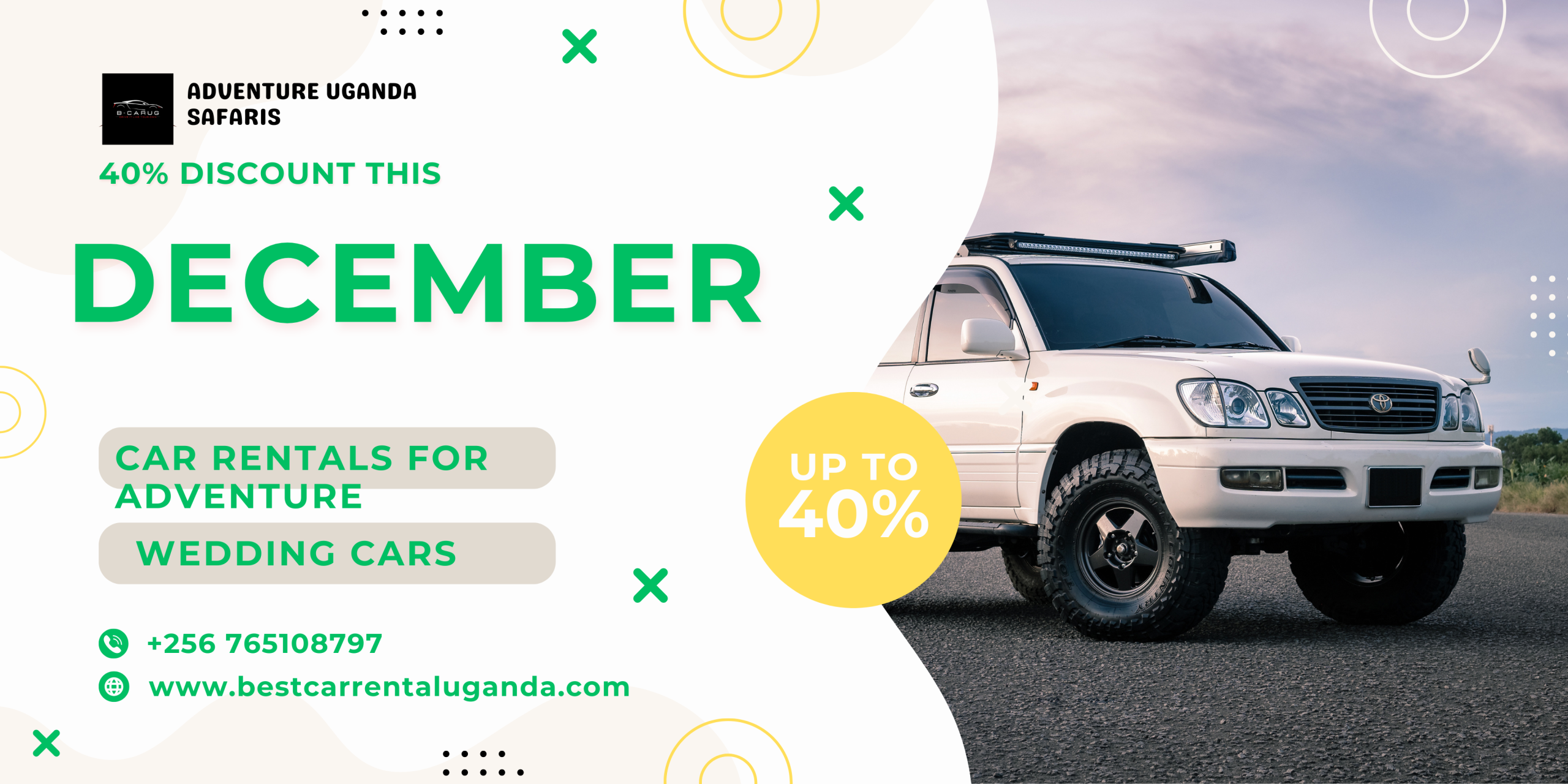 Top 5 ways to Save Money on rental cars in Uganda